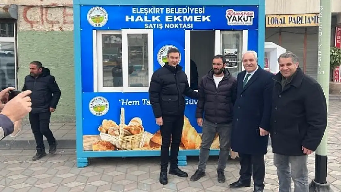 Eleşkirt'te öğrencilerin ürettiği ekmekler 3 liradan satılıyor