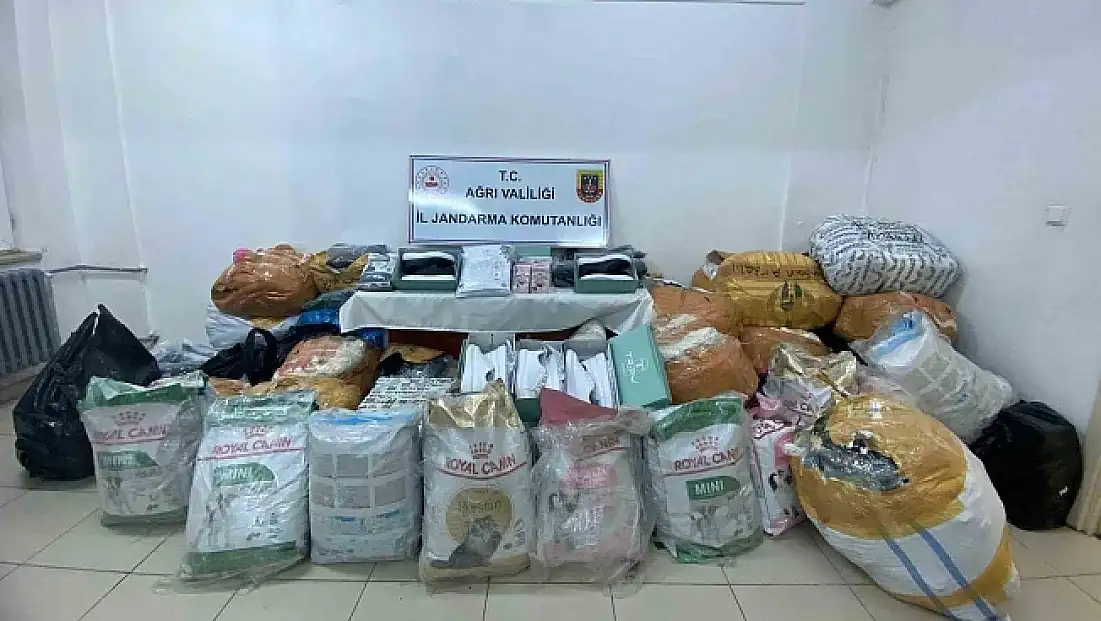 Doğubayazıt’ta 638 bin TL değerinde gümrük kaçağı malzeme ele geçirildi