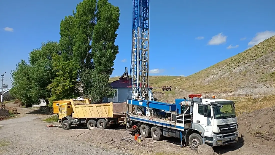 Eleşkirt Yığıntaş Köyüne Sondajla İçme Suyu Müjdesi