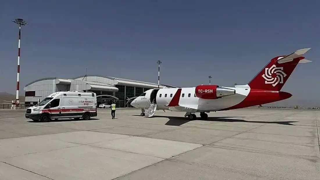 Ağrı’da Doğan Kalp Hastası Bebek Uçak Ambulansla Ankara’ya Sevk Edildi