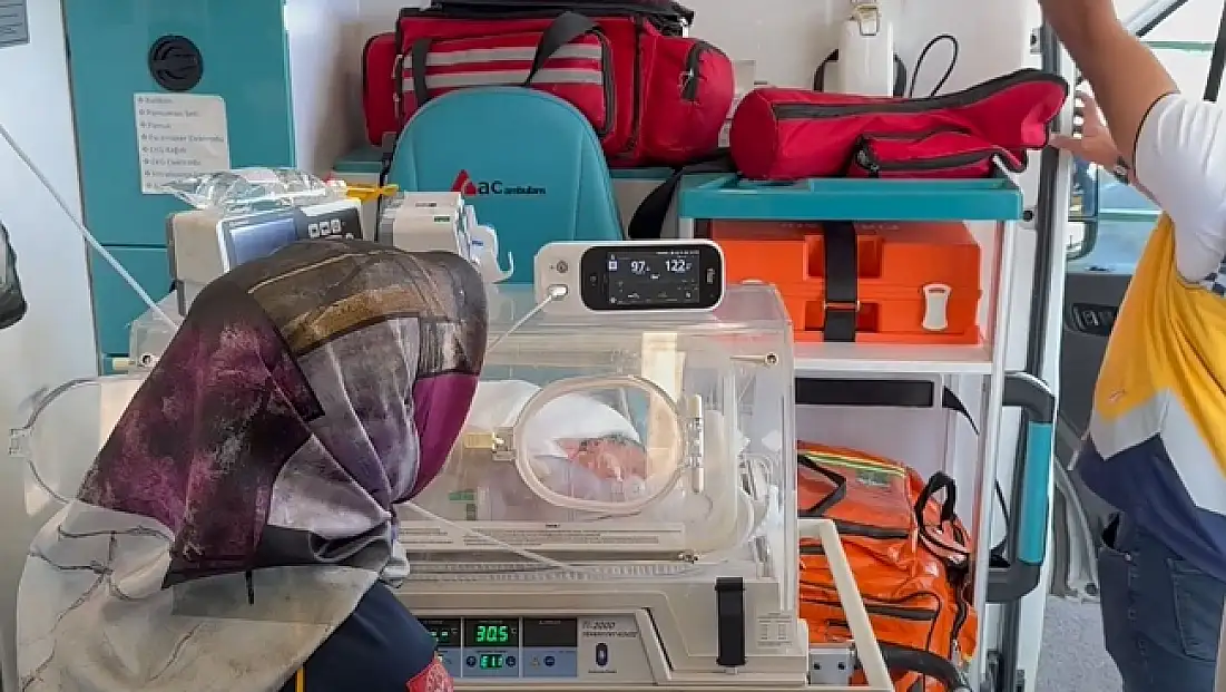Ağrılı Zeynep Bebek Uçak Ambulansla Gaziantep’e Sevk Edildi
