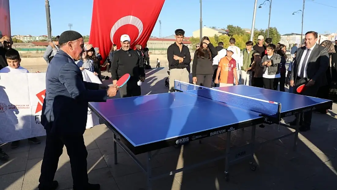 Ağrı’da Avrupa Spor Haftası Açılışı Coşkuyla Gerçekleşti
