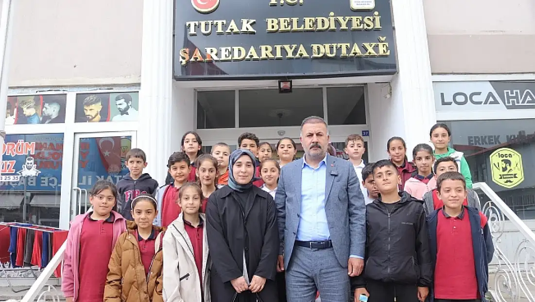 Gazi İlköğretim Okulu Öğrencilerinden Başkan Fevzi Sayan’a Ziyaret