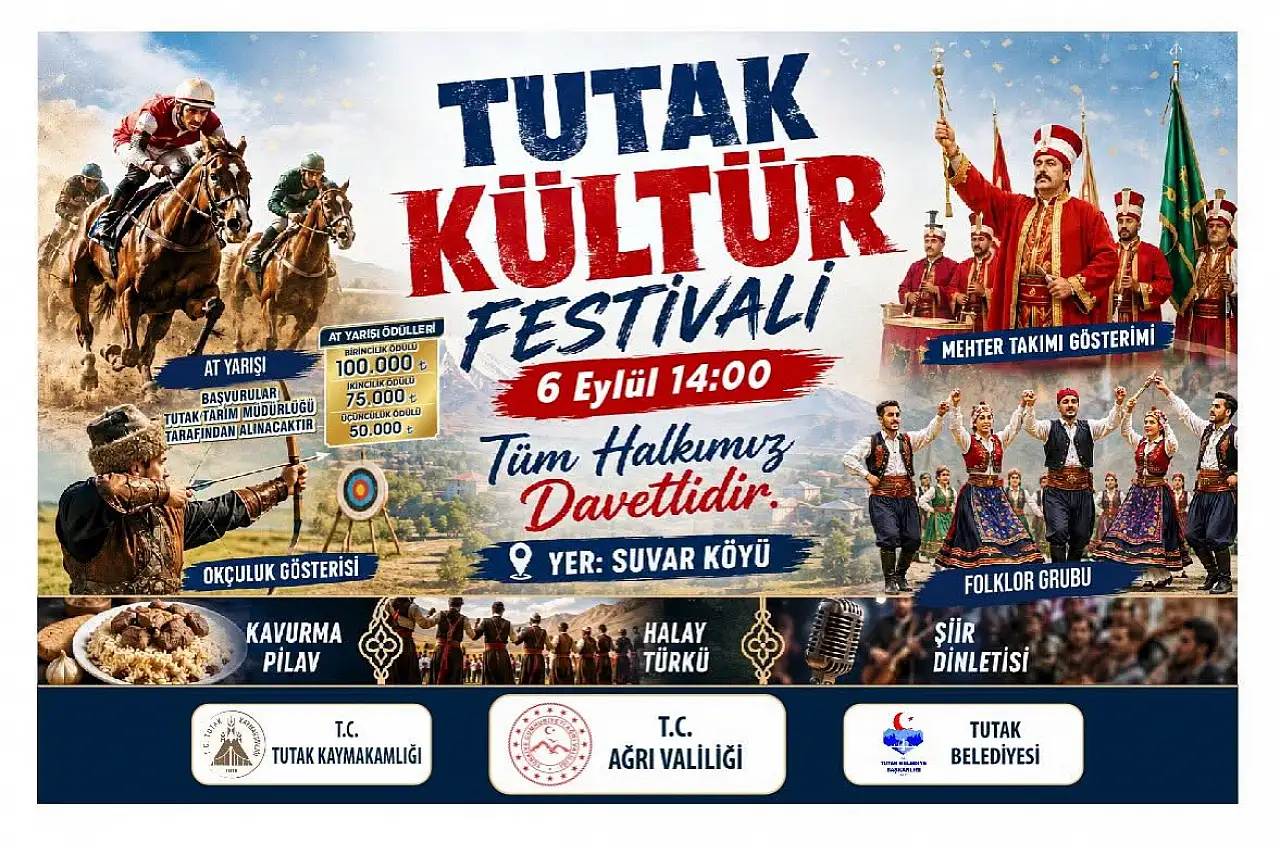 Tutak'ta Festival Heyecanı: Kültür, Gelenek ve At Yarışları Bir Arada