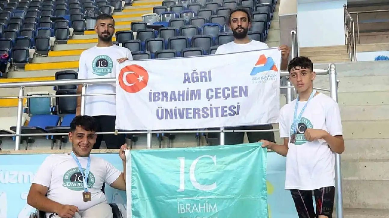 Prof. Dr. Karabulut, madalya kazanan sporcuları misafir etti