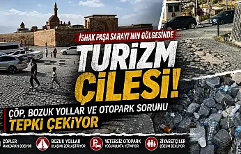İshak Paşa Sarayı'nda turizm çilesi: Çöp, yol ve otopark tepkisi