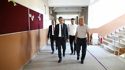 Ağrı Milli Eğitim Müdürü Çakan, Taşlıçay'da eğitim öğretim yılı hazırlıklarını inceledi