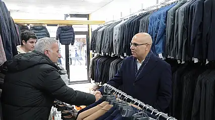 Ağrı Valisi Mustafa Koç, Esnafı Ziyaret Etti