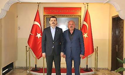 Kaymakam Ahmet Coşkun'dan Ağrı'da Haber'e ziyaret teşekkürü