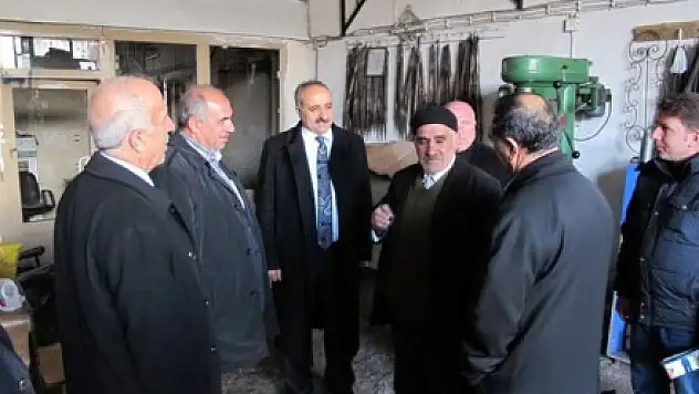 Başkan Arslan Sanayi Sitesi Esnafını Gezdi