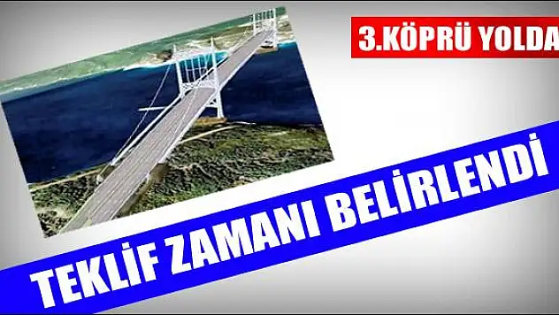 3. köprü yolda