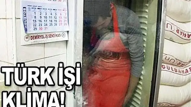 Buzdolabına girerek serinliyorlar