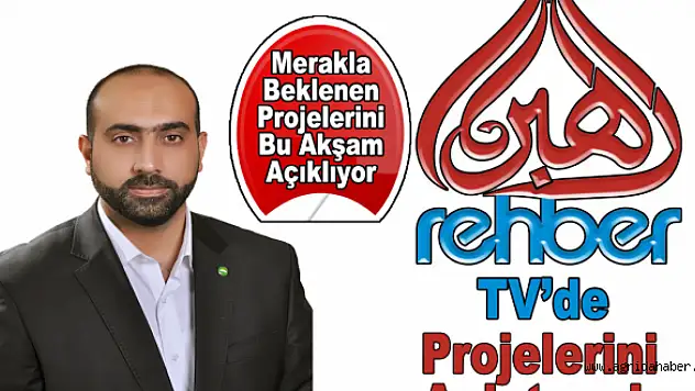 Burhan Aslan bu akşam Rehber Tv'ye çıkıyor