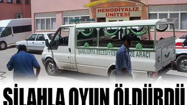 Silahla oynayan çocuk kendini öldürdü