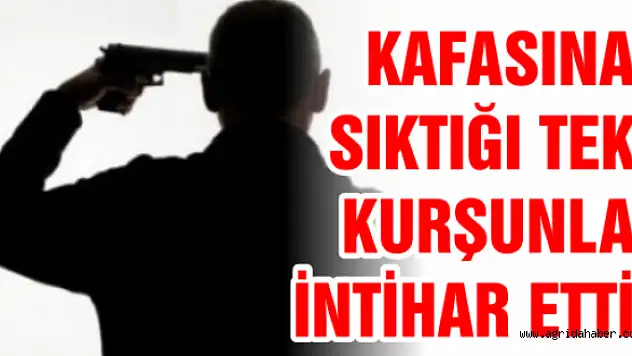 Eşiyle tartışan şahıs tabancayla intihar etti