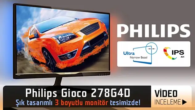 Philips Gioco 27' 3d Monitör Video İnceleme