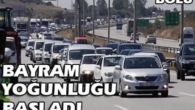 Bayram yoğunluğu başladı