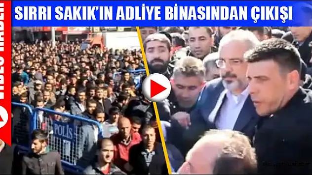 Sırrı Sakık Adliye Binasından Çıkışı