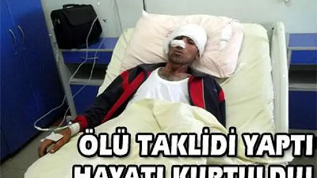 Ölü taklidi hayatını kurtardı