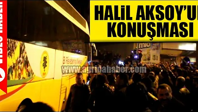 Halil Aksoyun Konuşması