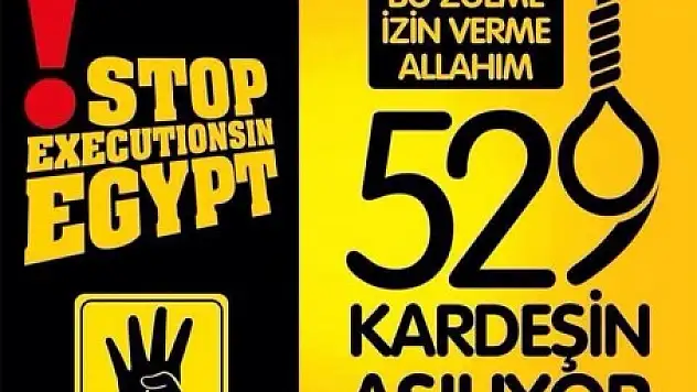 AĞ-SİP Mısırdaki 529 İdam Kararını Protesto Ediyor (DAVET)