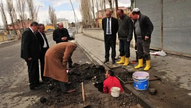 Başkan Sarı Denetime Çıktı