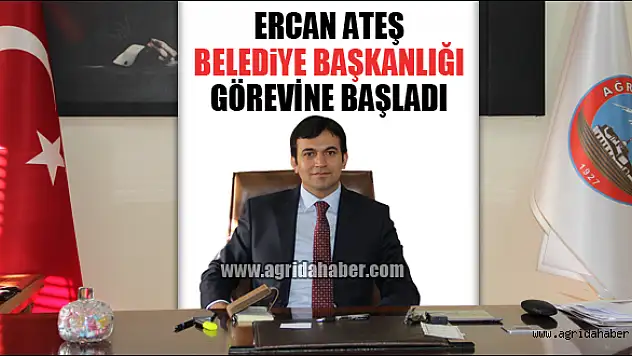 Ercan ATEŞ göreve başladı.