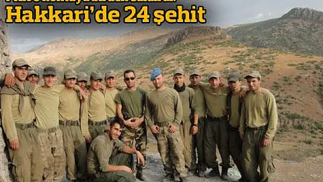 ŞEHİTLERİN İSİM VE MEMLEKETLERİ BELLİ OLDU