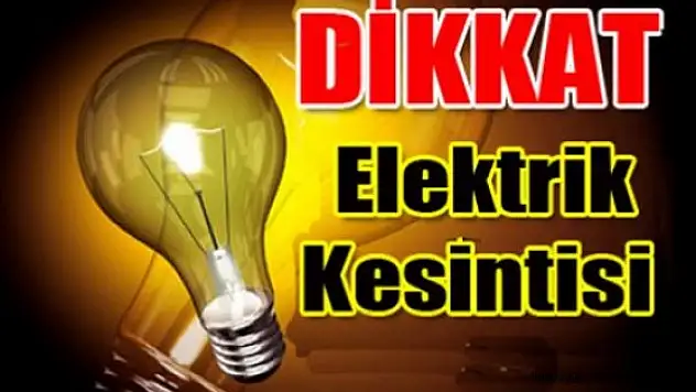 Ağrı'da Elektrik Kesintisi