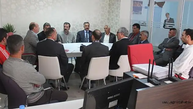 AĞRI GHSİM, MUHTARLAR VE İL TEMSİLCİLERİ TOPLANTI YAPTI