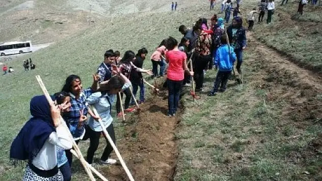 Liseli Evren'in Projesiyle Doğubayazıt'ta 1 Milyon Fidan Toprakla Buluşacak