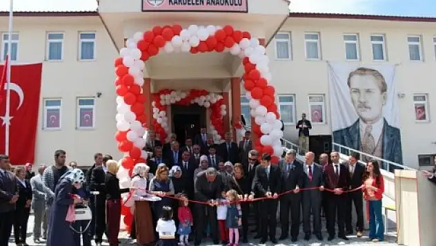 Ağrı'da Anaokulu Açılışı