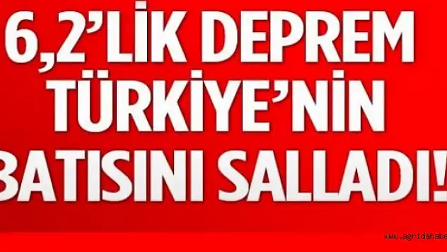 Flaş! İstanbul'da Deprem Oldu