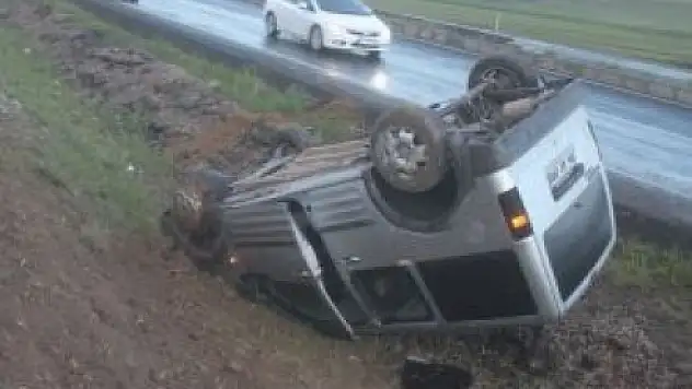 Ağrı'da Trafik Kazası: 1 Yaralı