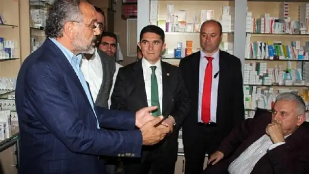 Sakık, Binali Yıldırım ile Esnaf Ziyaretinde Bulundu