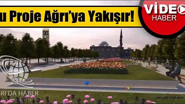 AK Partinin Ağrıdaki Kent Meydanı Projesi !