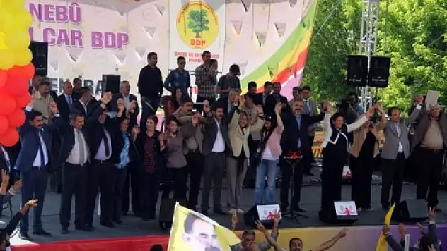 BDP Ağrı'da Miting Yaptı