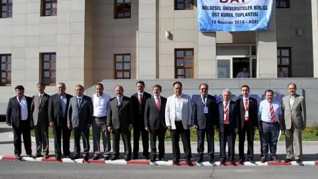 DAP Bölgesi Üniversiteler Birliği Üst Kurul Toplantısı Ağrı'da Yapıldı