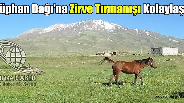 Süphan Dağına Zirve Tırmanışı Kolaylaştı