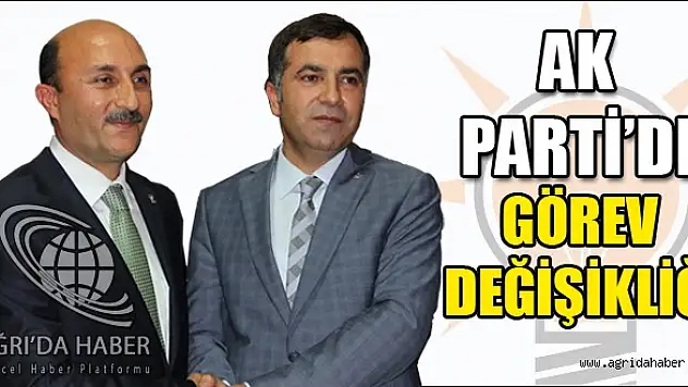 Ak Parti Ağrı Teşkilatında Görev Değişimi