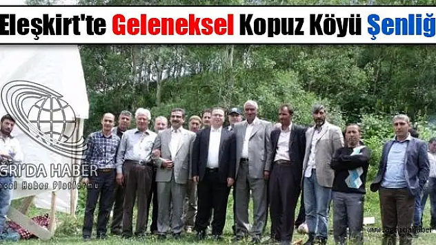 Eleşkirtte Geleneksel Kopuz Köyü Şenliği