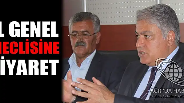 Vali Tekinarslan, İl Genel Meclisini ziyaret etti