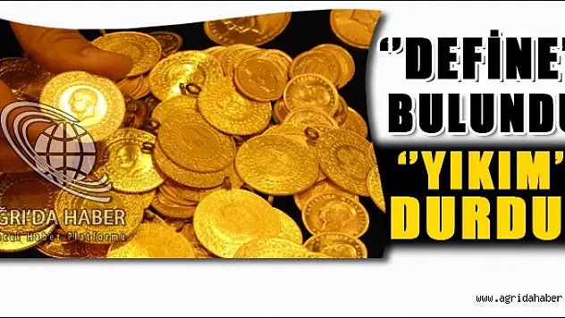 Doğubayazıt'ta Define Bulundu İhbarı Yıkım Durdurttu