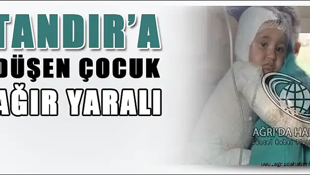 Ağrı!da Tandıra Düşen Çocuk Feci Şekilde Yandı