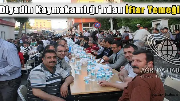 Diyadin Kaymakamlığından İftar Yemeği