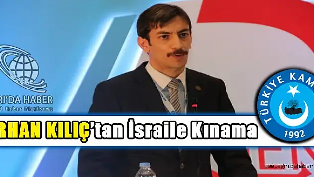 ERHAN KILIÇ  İSRAİL'İ ŞİDDET VE NEFRETLE KINIYORUZ