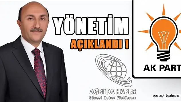 AK PARTİ İL BAŞKANI ABDURRAHMAN ÇETİN YÖNETİMİNİ AÇIKLADI