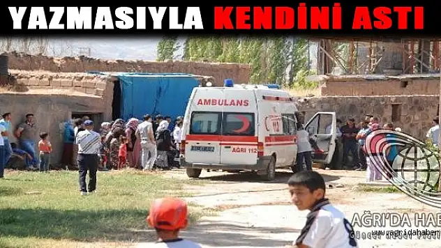 Genç Kız Yazmasıyla Kenidini Astı