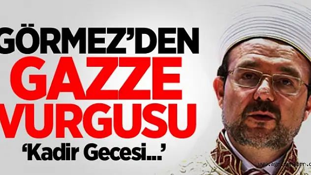 Kadir Gecenizi Gazzeye Ayırın