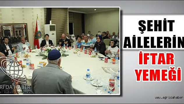 ŞEHİT AİLELERİMİZE POLİSEVİNDE İFTAR YEMEĞİ DÜZENLENDİ